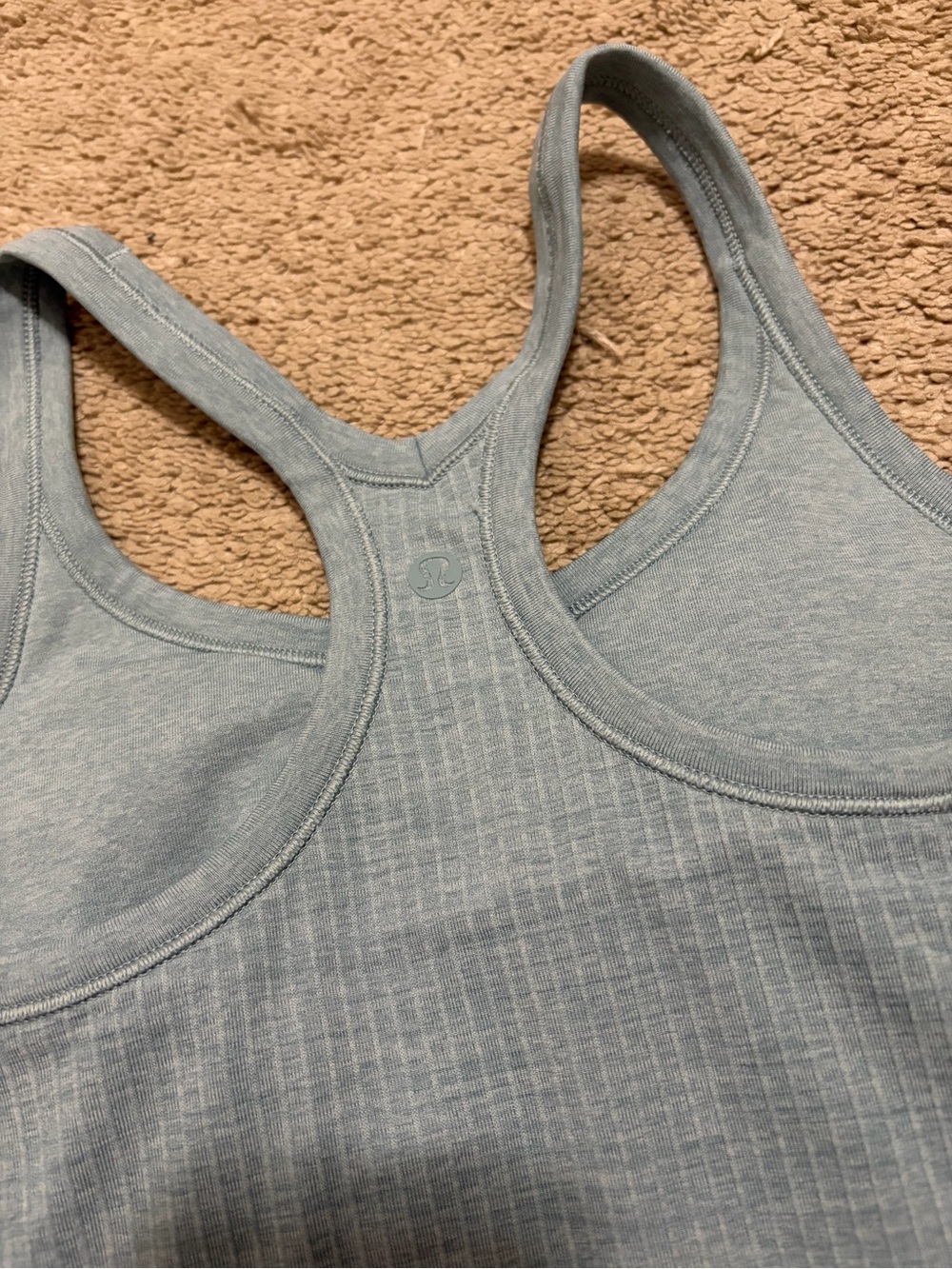 Lululemon Size 4 Ribbed Racerback Tank Top - Picture 3 of 5